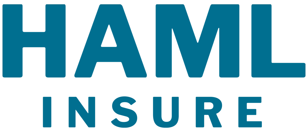 HAML Insure light blue logo